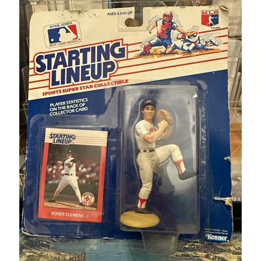 1988 Kenner Starting Lineup Roger Clemens Boston Red Sox Figure Card Sealed